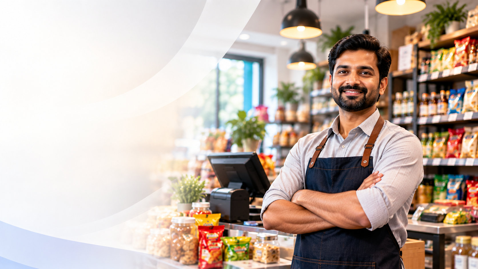 Retail store owner using StoreOS